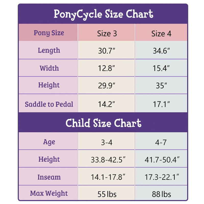 X size ponycycle® model x size