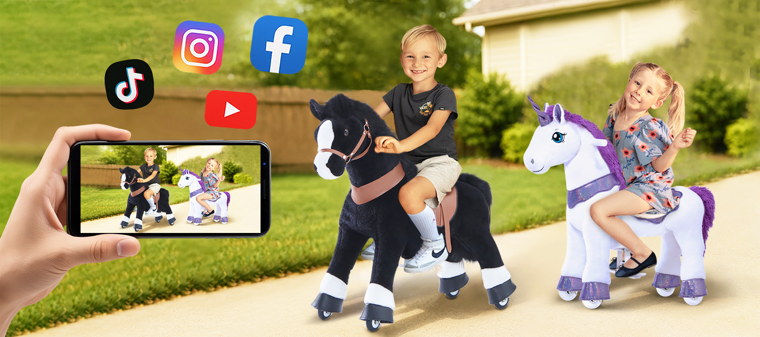 banner share riding video