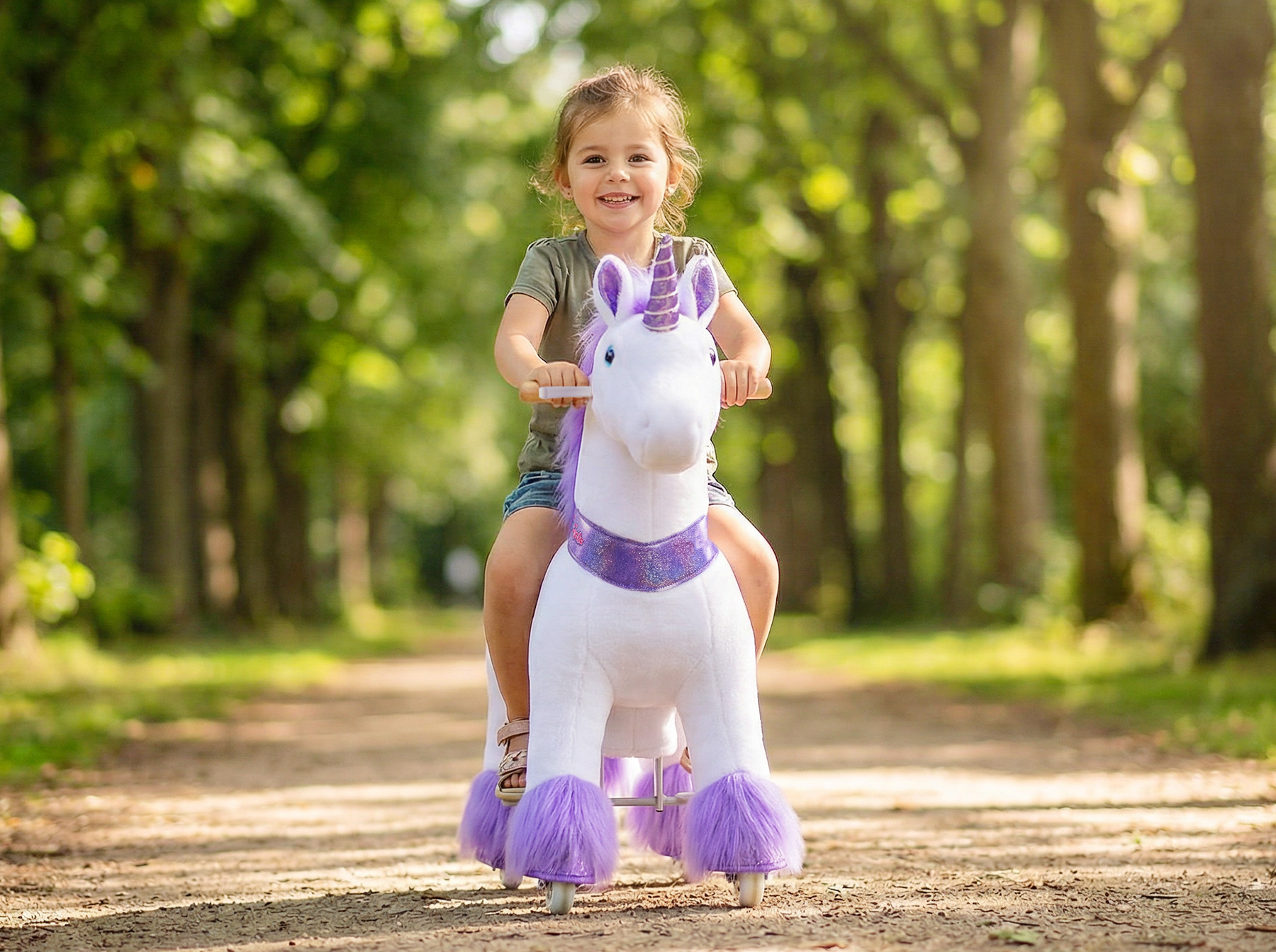 ponycycle unicorn ride-on toy for kid