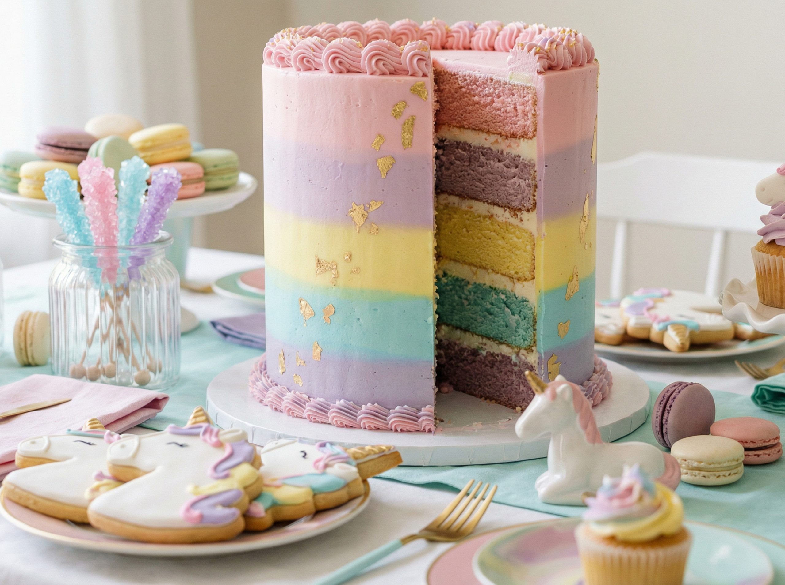 unicorn birthday cake for girl