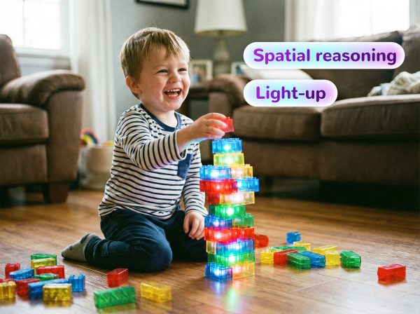 light-up building block toy