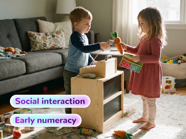 pretend play grocery shop set